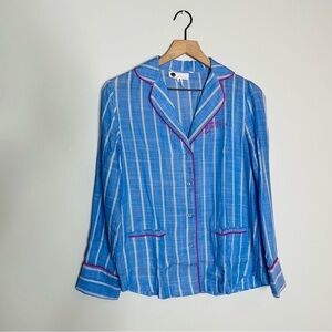 Anthropologie Floreat Sweetly Striped Sleep Shirt